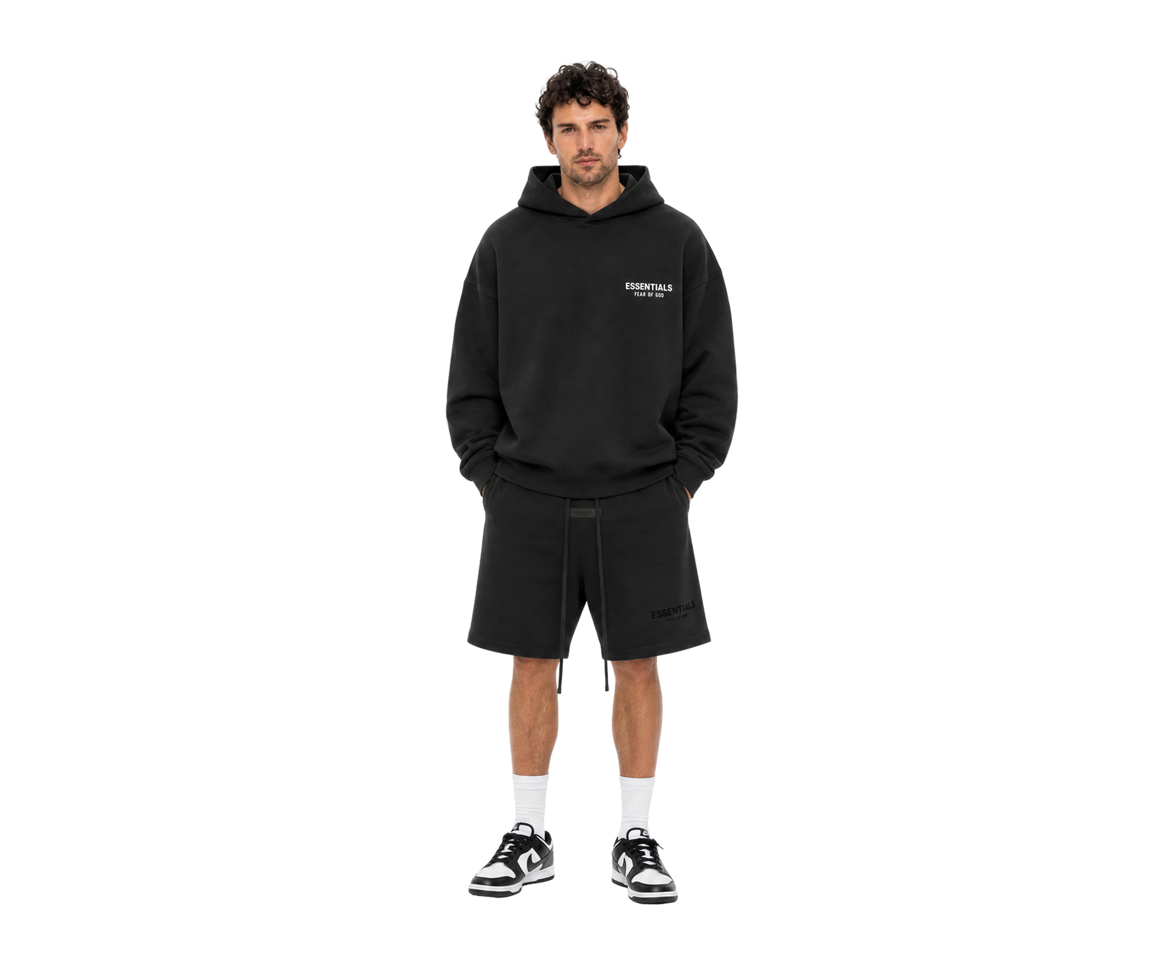 FW24 Fleece Black Hoodie