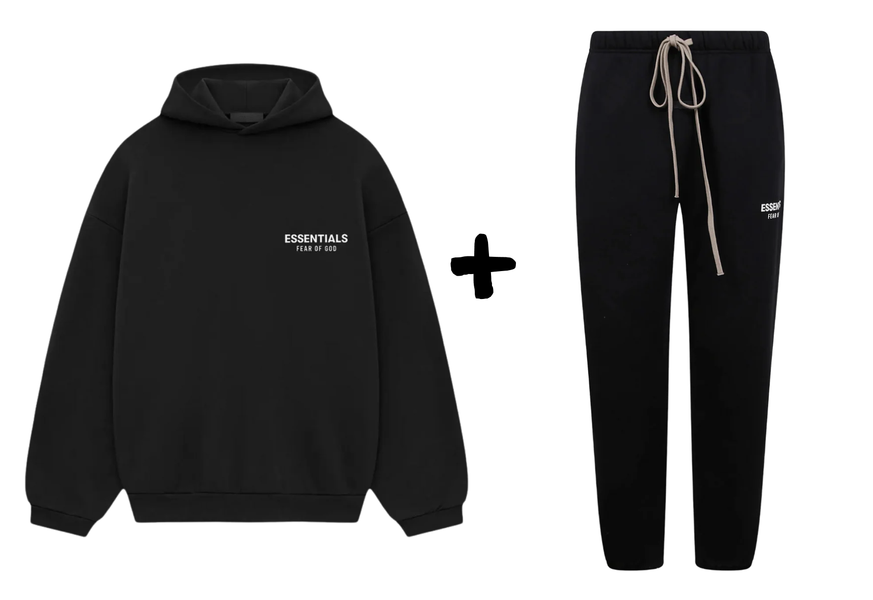 Fear of God Essentials Fleece Essential Set (FW24) Black