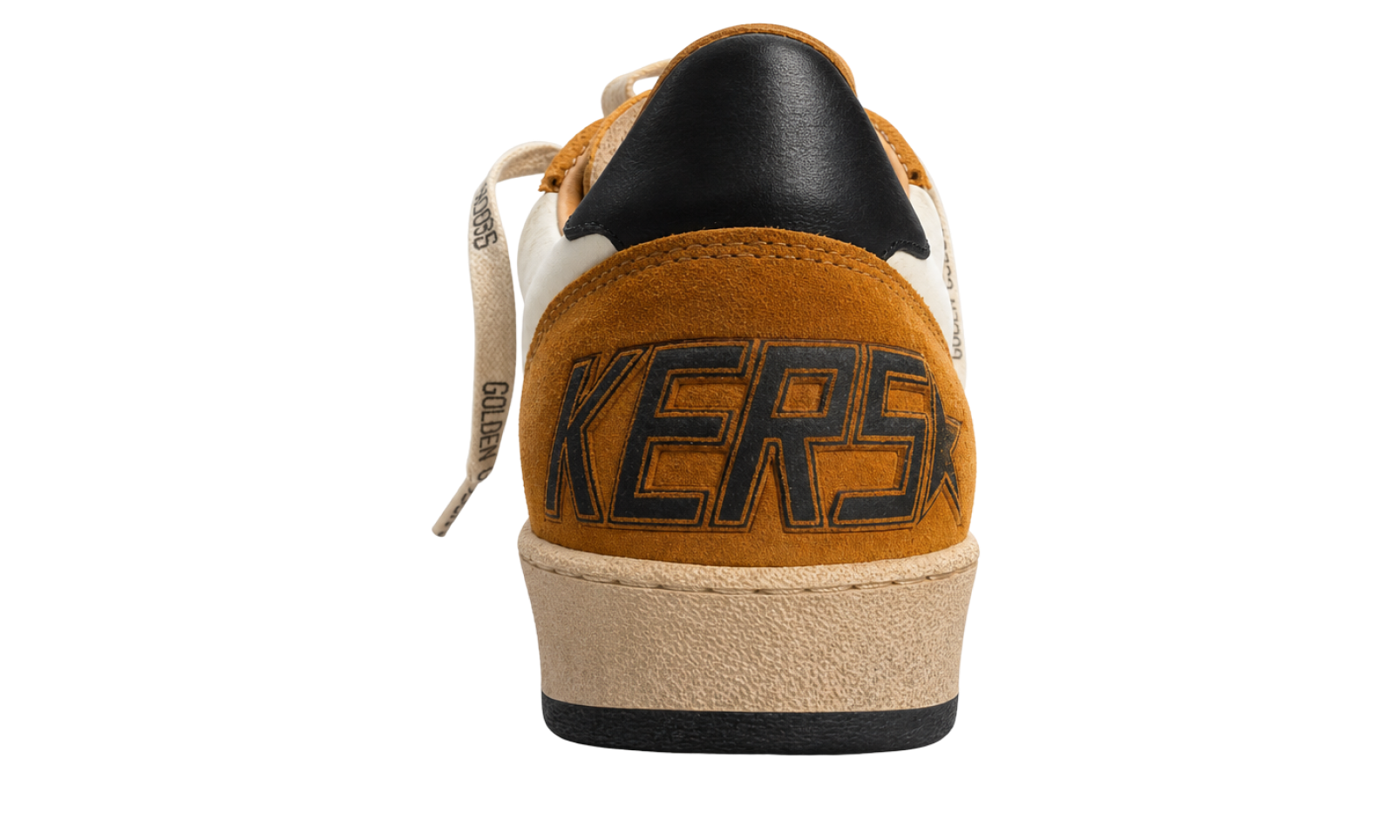 Golden Goose Ball Star Distressed Suede Leather Brown