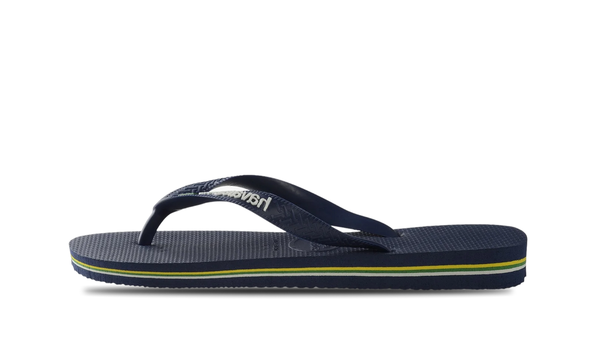 Havaianas Flip-Flops Brasil Logo Navy Blue