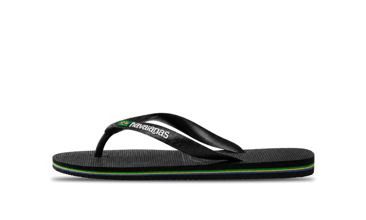 Havaianas Flip-Flops Brasil Logo Black
