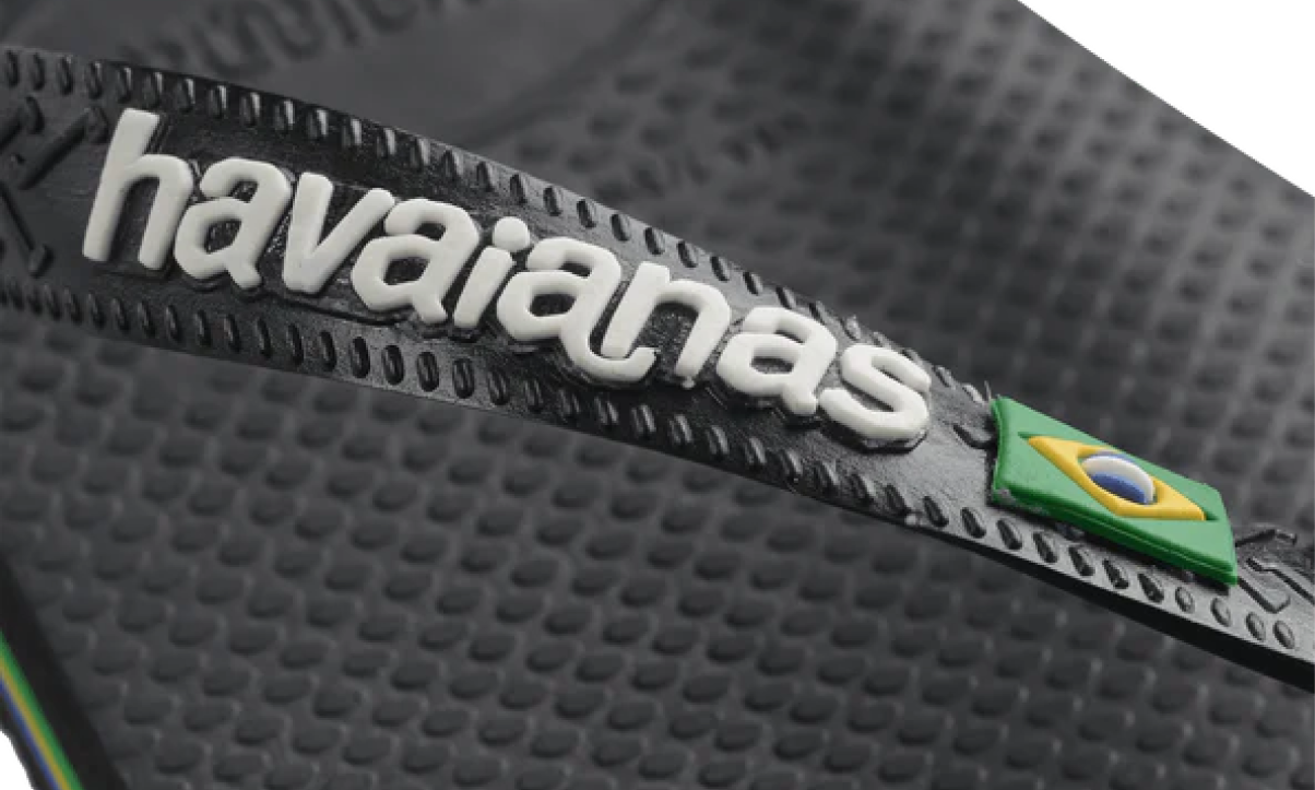 Havaianas Flip-Flops Brasil Logo Black