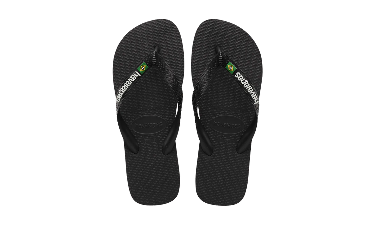 Havaianas Flip-Flops Brasil Logo Black