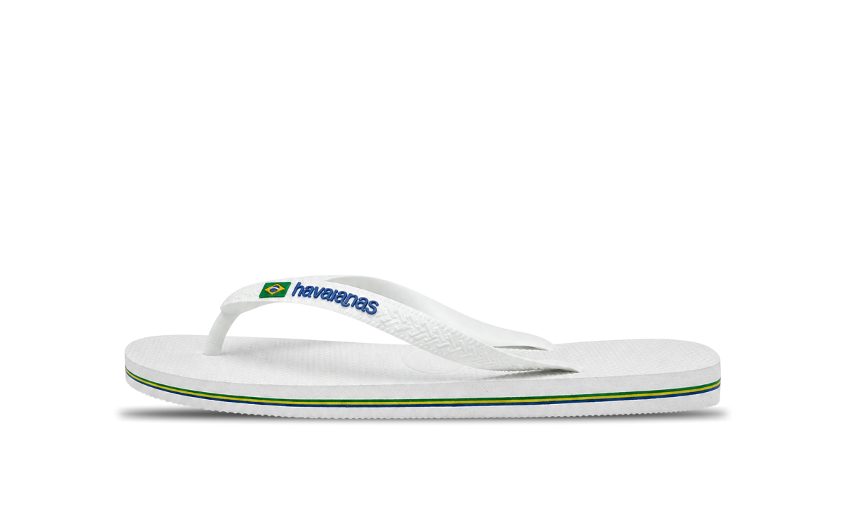 Havaianas Flip-Flops Brasil Logo White