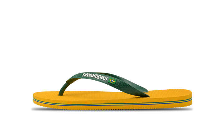 Havaianas Flip-Flops Brasil Logo Yellow
