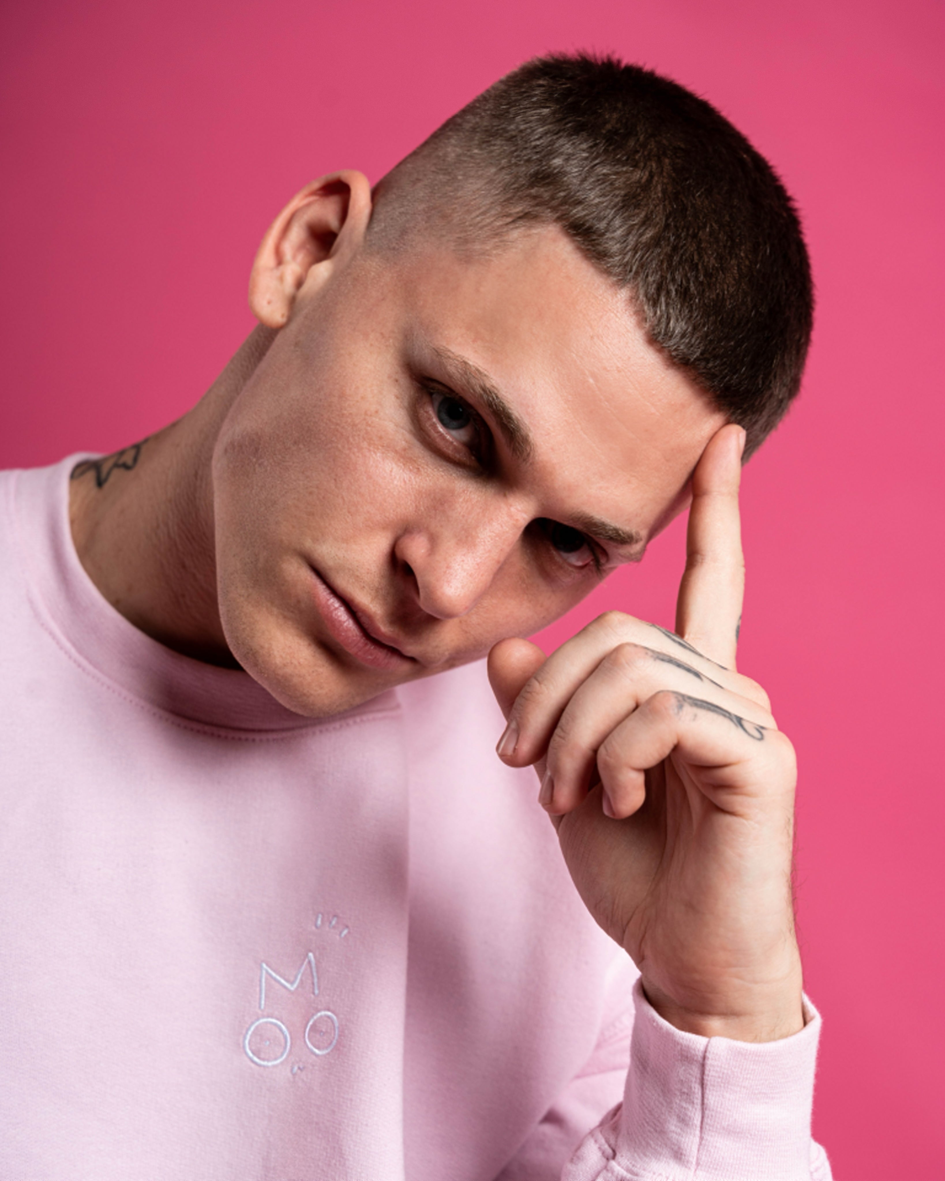 OUT OF MOOD SIMPL Crewneck Pink