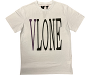 Vlone T-Shirt White Purple