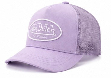 Von Dutch Trucker Cap Pink White