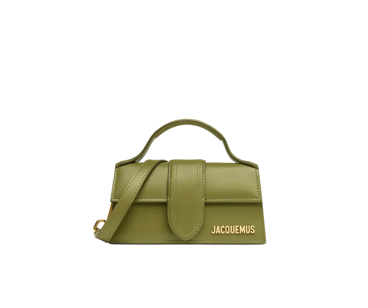 <tc>Jacquemus</tc> The Bambino Mini Flip Bag, culoare kaki