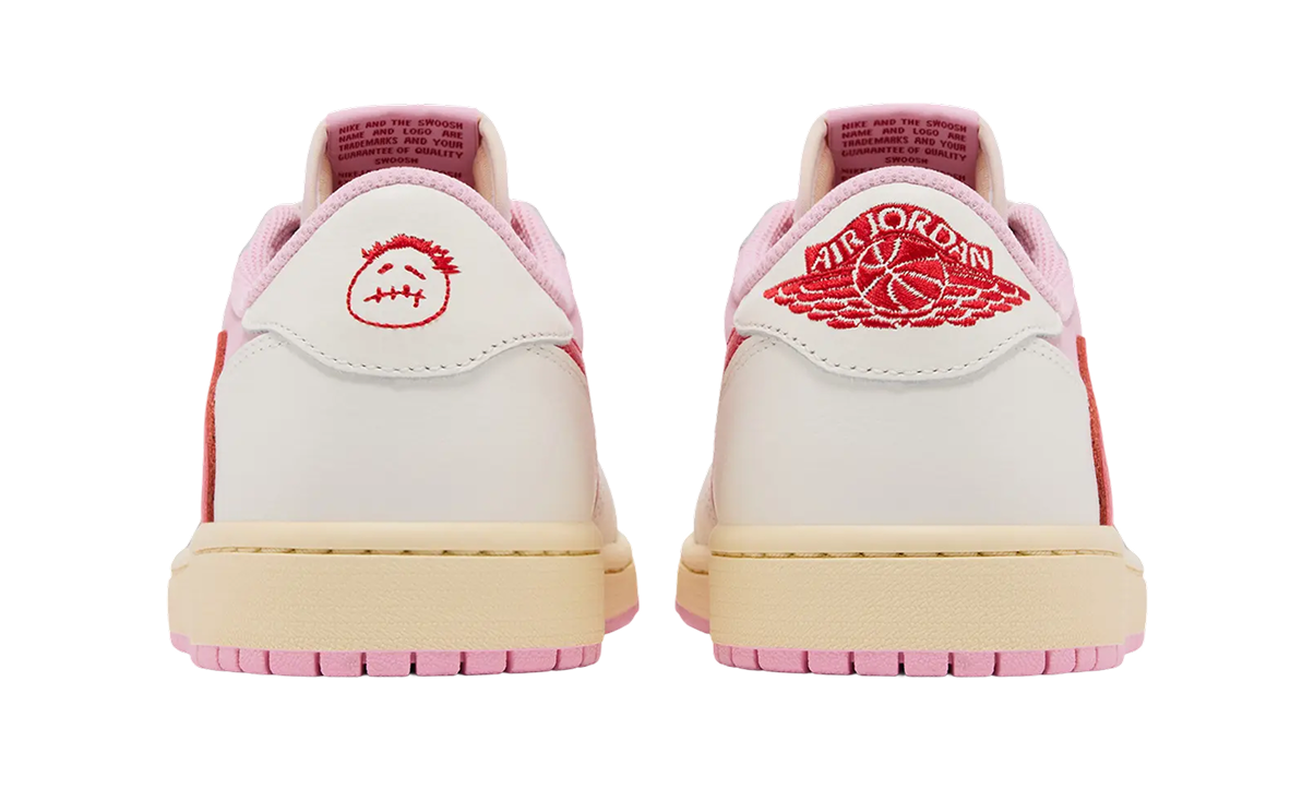 Air Jordan 1 Retro Low OG SP Travis Scott Sail Tropical Pink