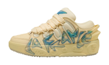 Puma LaMelo Ball LaFrancé Airbrush sneaker in cream with blue airbrush details.