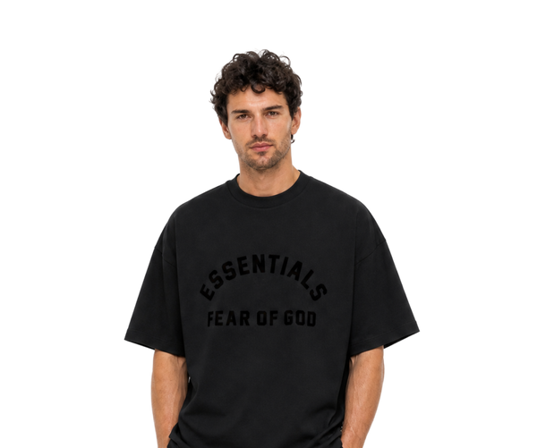 Logo-Appliquéd Cotton-Blend Jersey T-Shirt Black