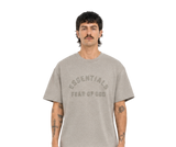 Logo-Appliquéd Cotton-Blend Jersey T-Shirt Mushroom