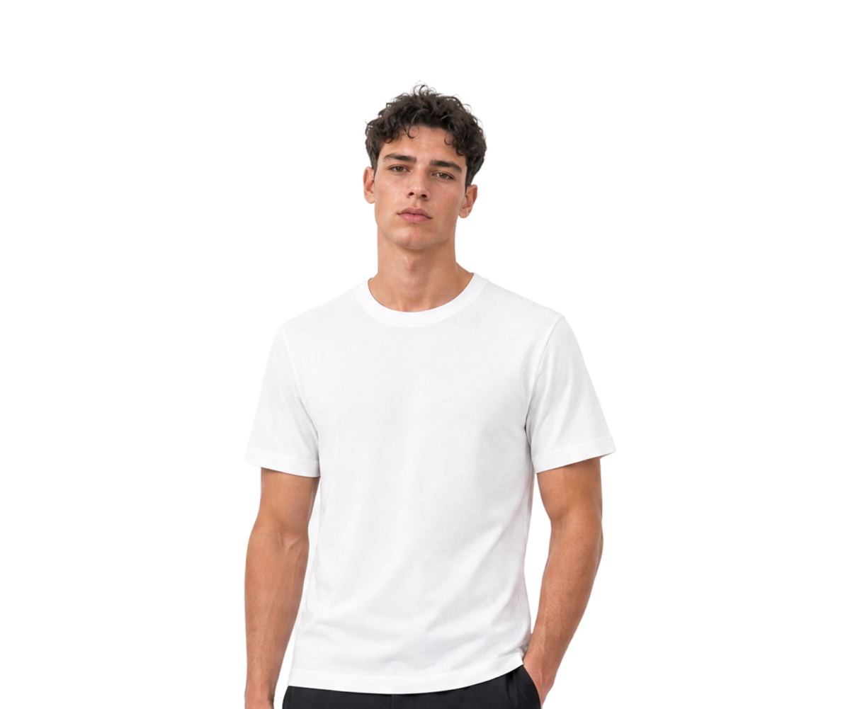 FEAR OF GOD Essentials Tricou din jersey din amestec de bumbac cu logo aplicat, alb
