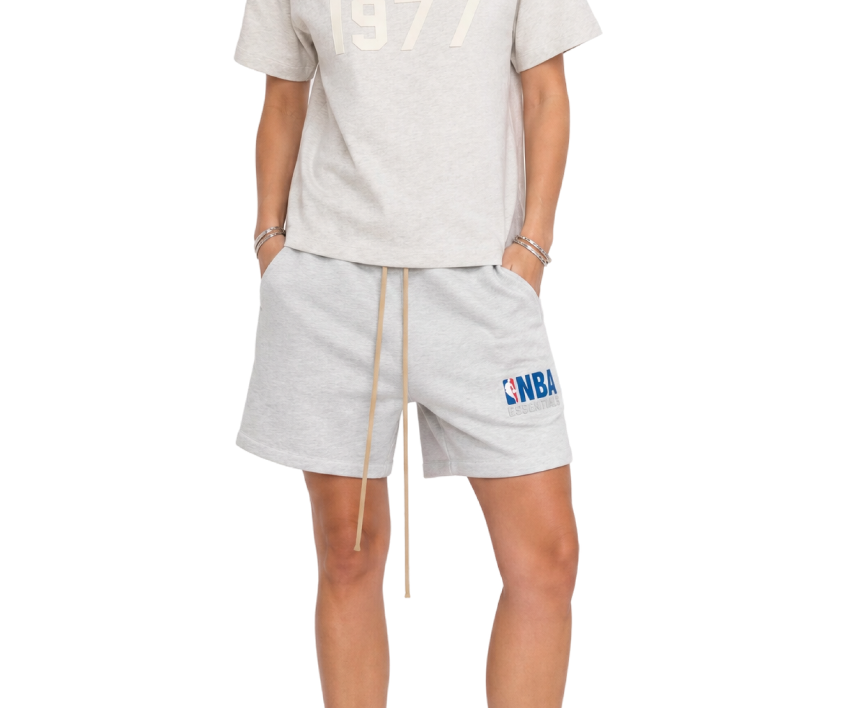 NBA Sweatshorts Light Heather