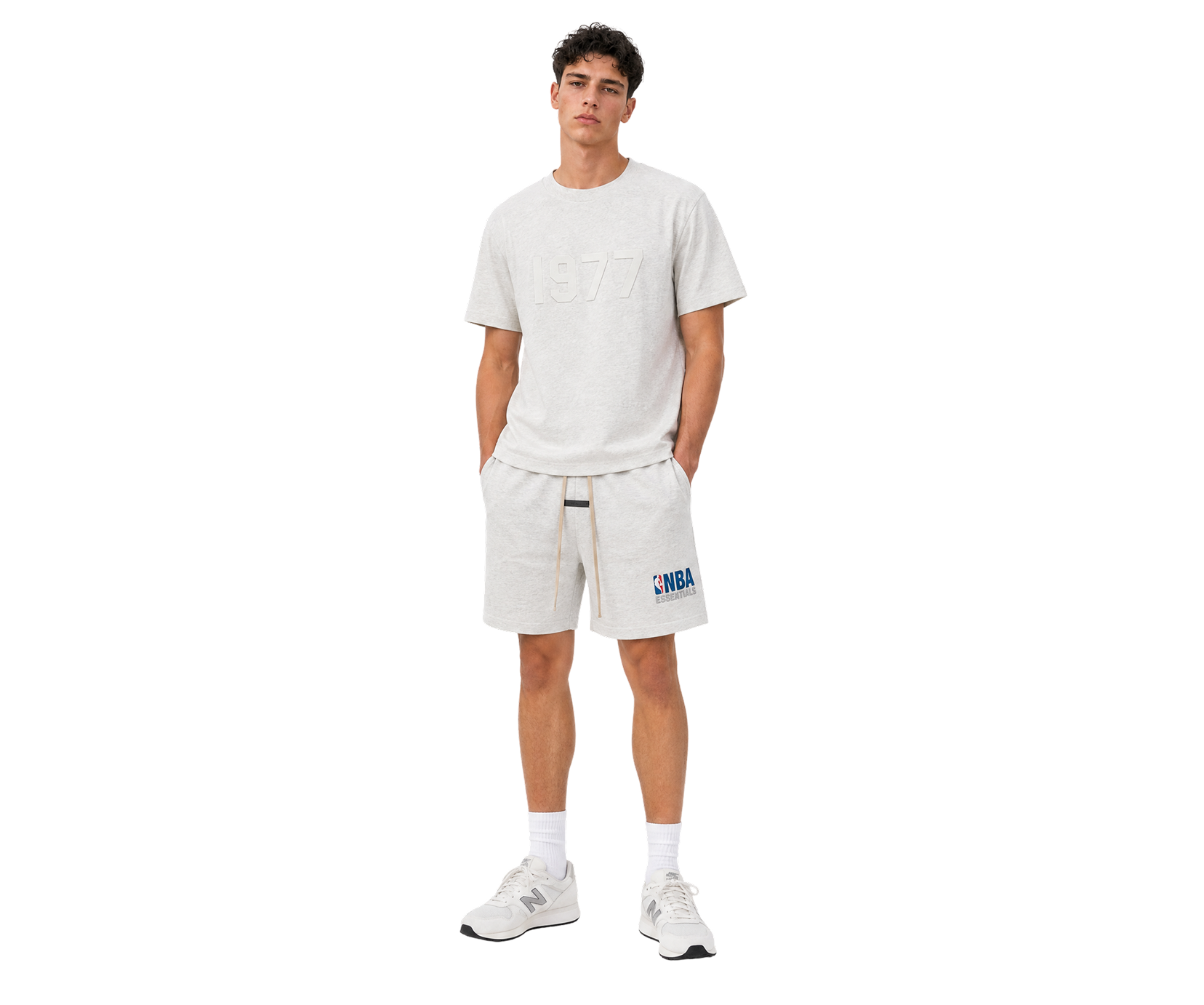 NBA Sweatshorts Light Heather
