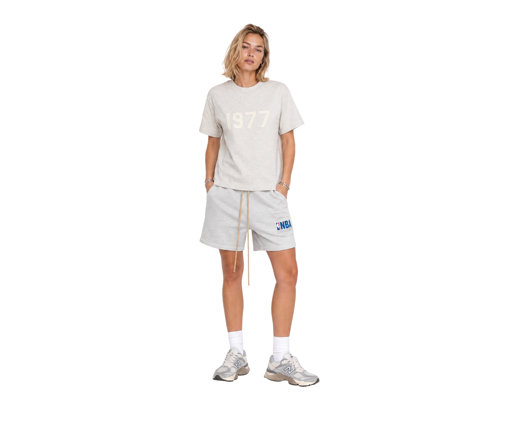 NBA Sweatshorts Light Heather