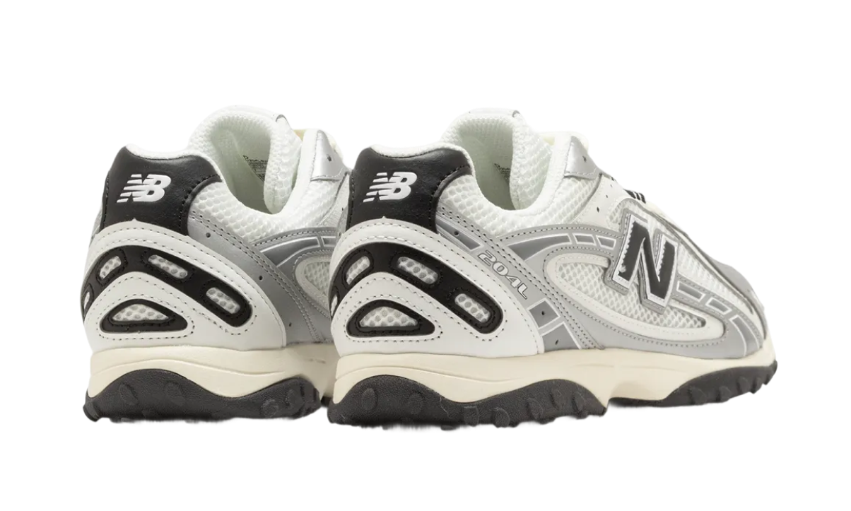 New Balance 204L Silver  Metallic Black