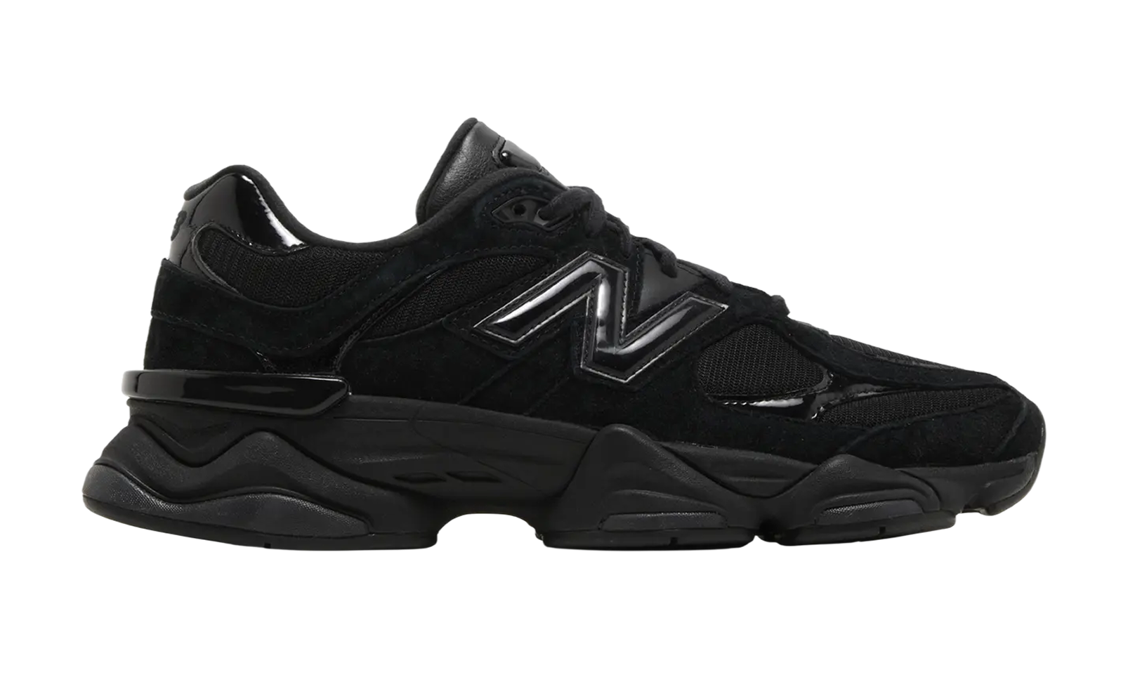 New Balance 9060 Triple Black Patent