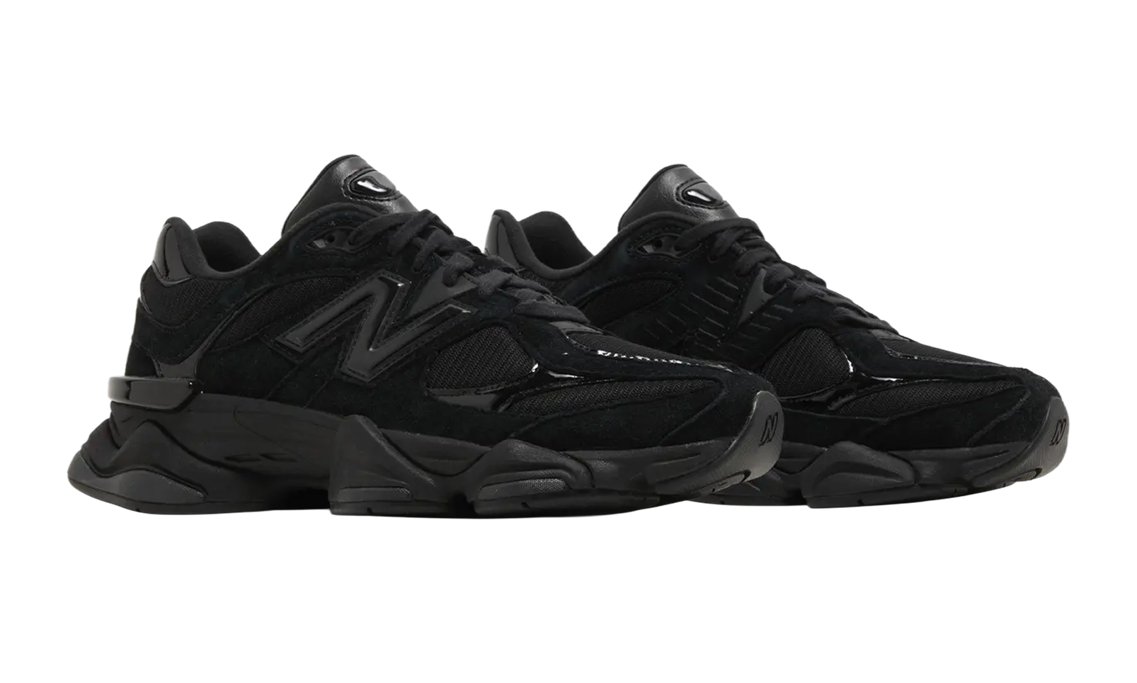 New Balance 9060 Triple Black Patent