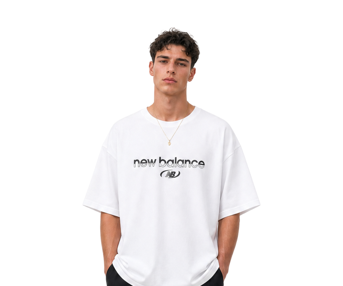 New Balance Trackside T-Shirt White