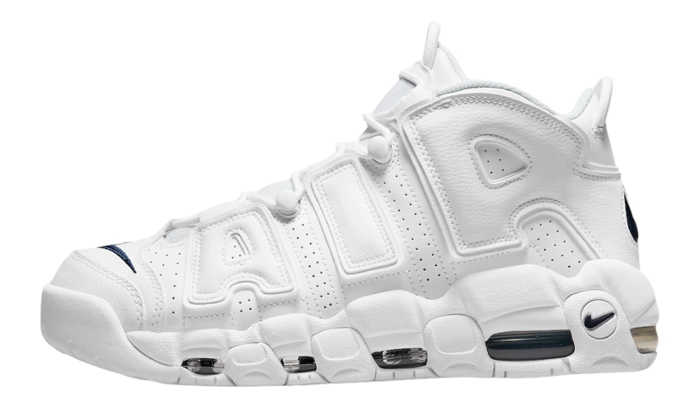 Nike Air More Uptempo 96 White White Midnight Navy (41)