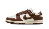 Nike Dunk Low Cacao Wow sneaker fehér és barna színben.