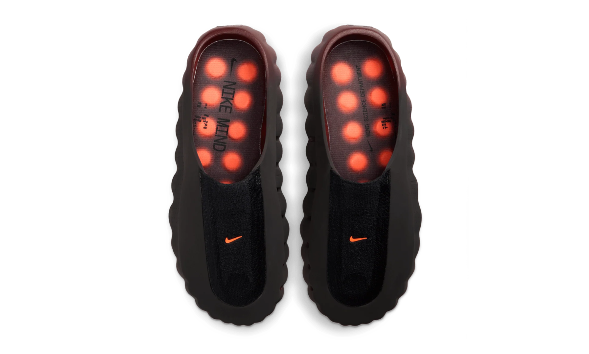 Nike Mind 001 Flyknit Slide Bronze Eclipse Total Orange