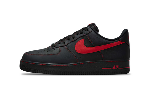 NIKE AIR FORCE 1 LOW '07 BLACK / ROSE ROPE LACES