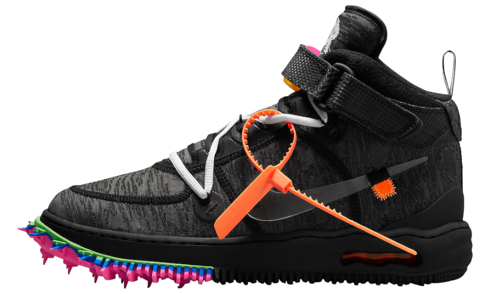 Nike Air Force 1 Mid Off-White Negru