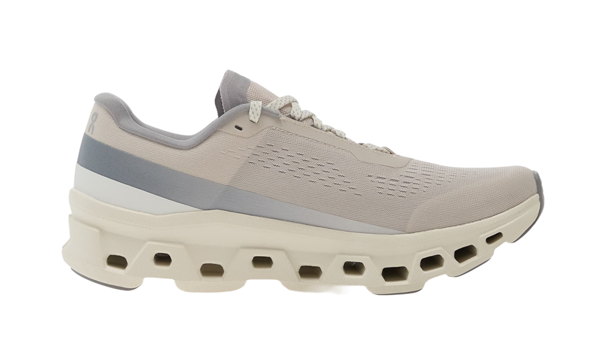 On M Cloudmonster 1 Pearl/ Ivory