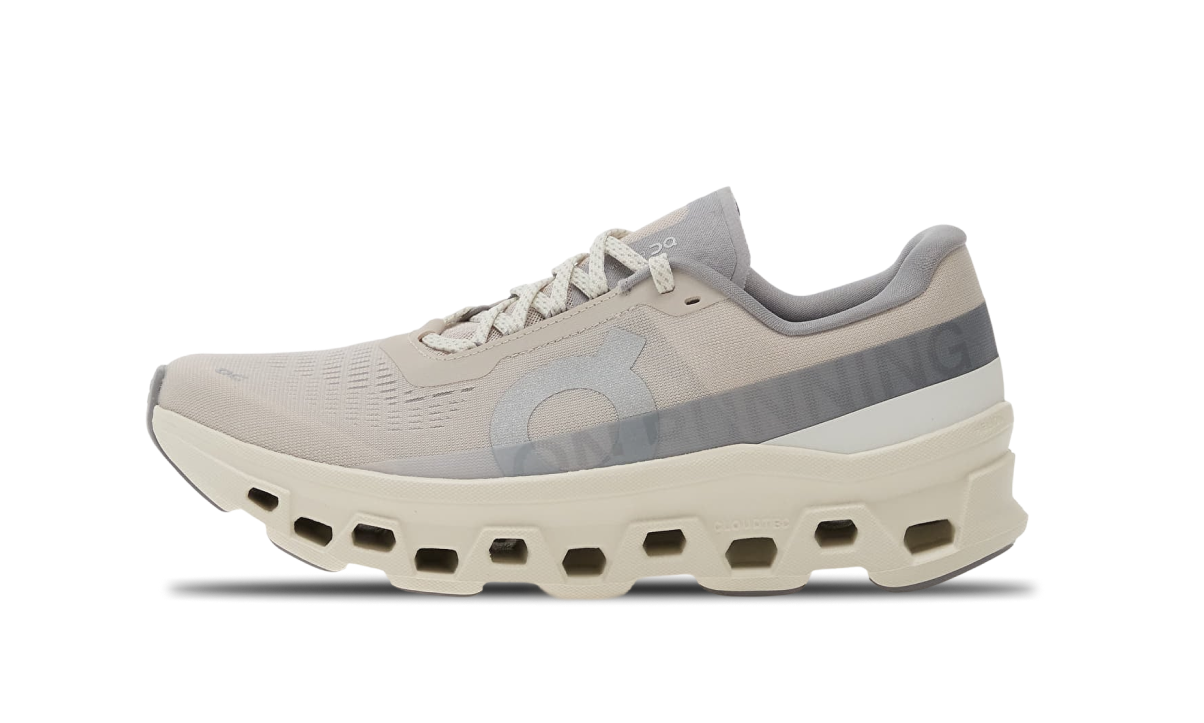 On M Cloudmonster 1 Pearl/ Ivory