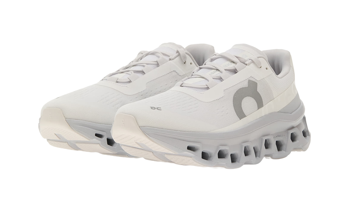 On M Cloudmonster White/ Glacier