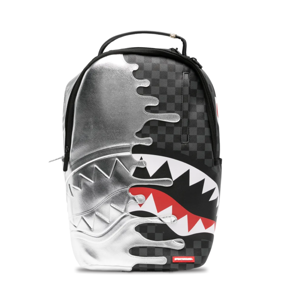 SPRAYGROUND SILVER SIDE DRIP BACKPACK