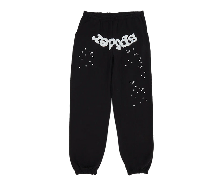 Pantaloni de trening <tc>Sp5der</tc> OG WEB negri