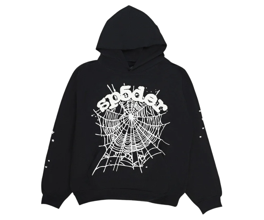 SP5DER OG WEB HOODIE BLACK