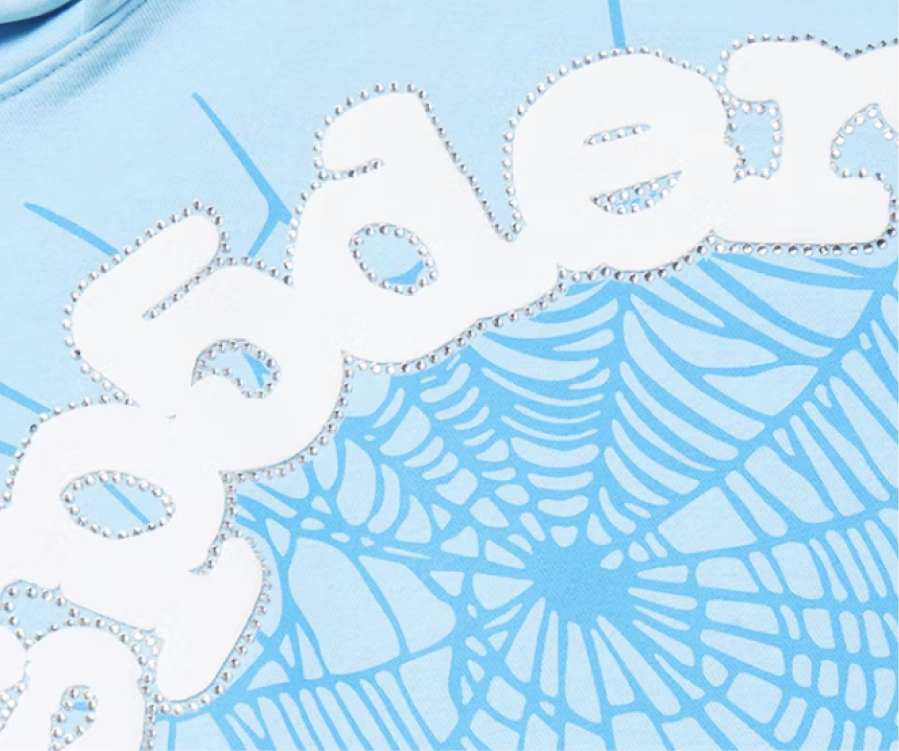 SP5DER Sky Hoodie Light Blue