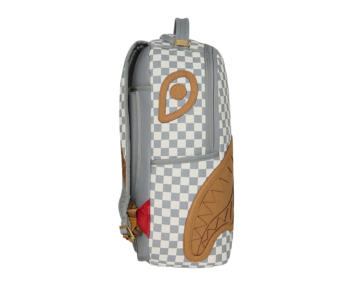 SPRAYGROUND EMBOSSED CREAM CHECK BACKPACK