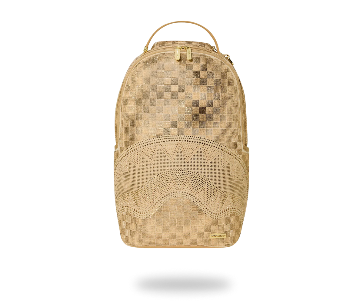 SPRAYGROUND 2 TONE GOLD TRINITY BACKPACK