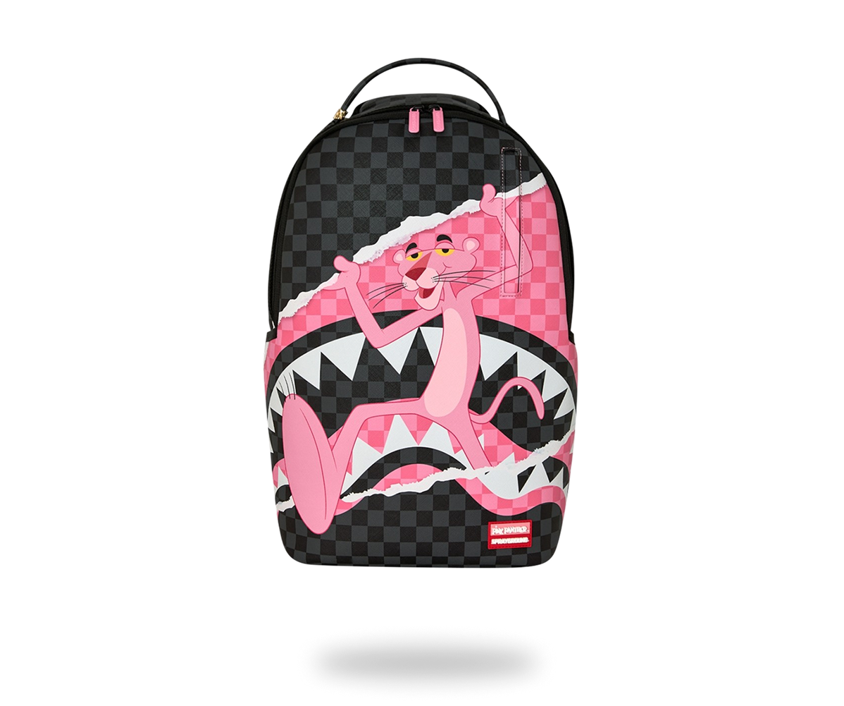 SPRAYGROUND PINK PANTHER ON THE RUN BACKPACK