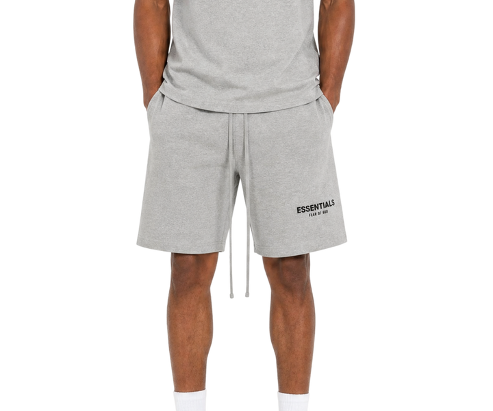 Pantaloni scurți din material de trening Fear of God Essentials (SS22) Dark Oatmeal