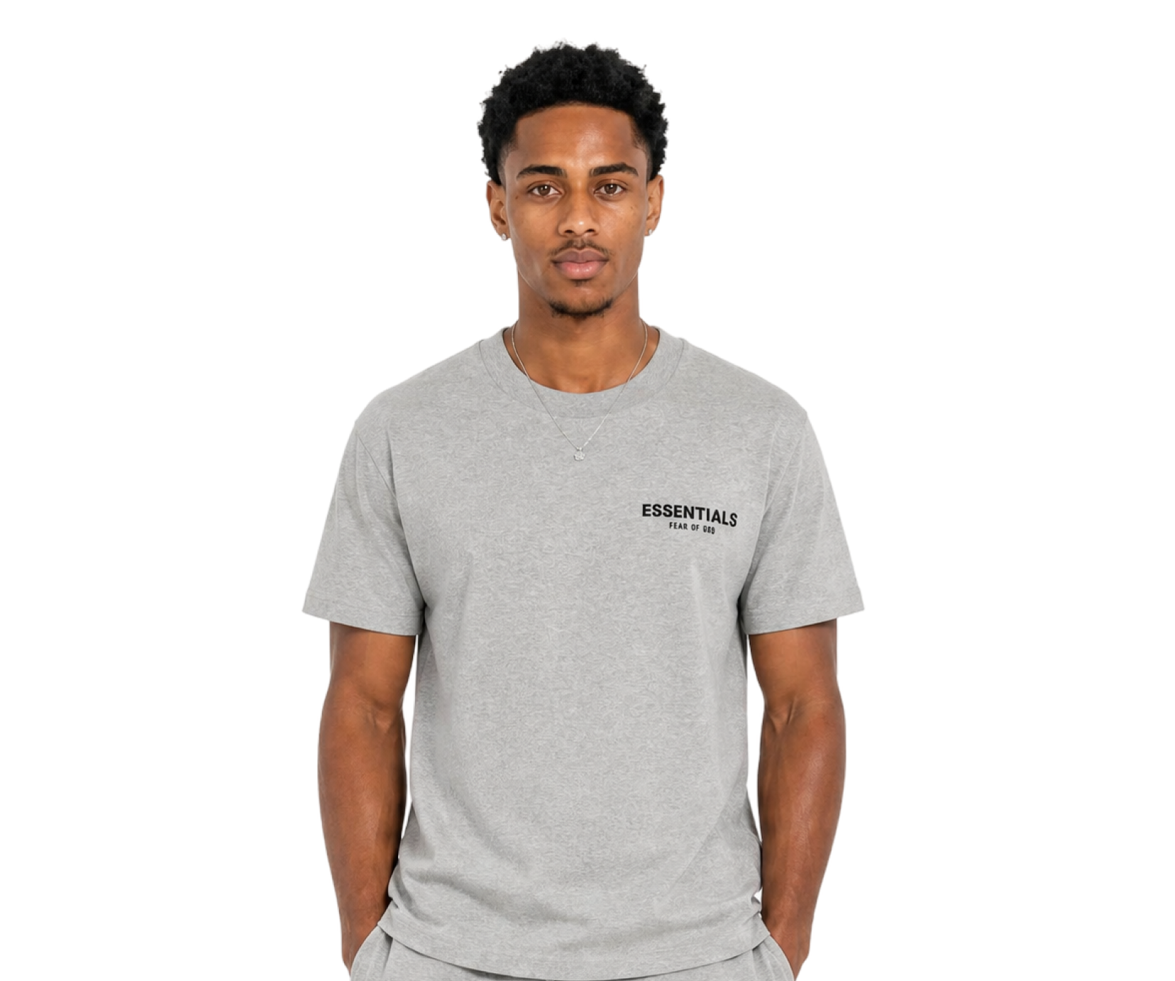 Tricou Fear of God Essentials (SS22) Dark Oatmeal