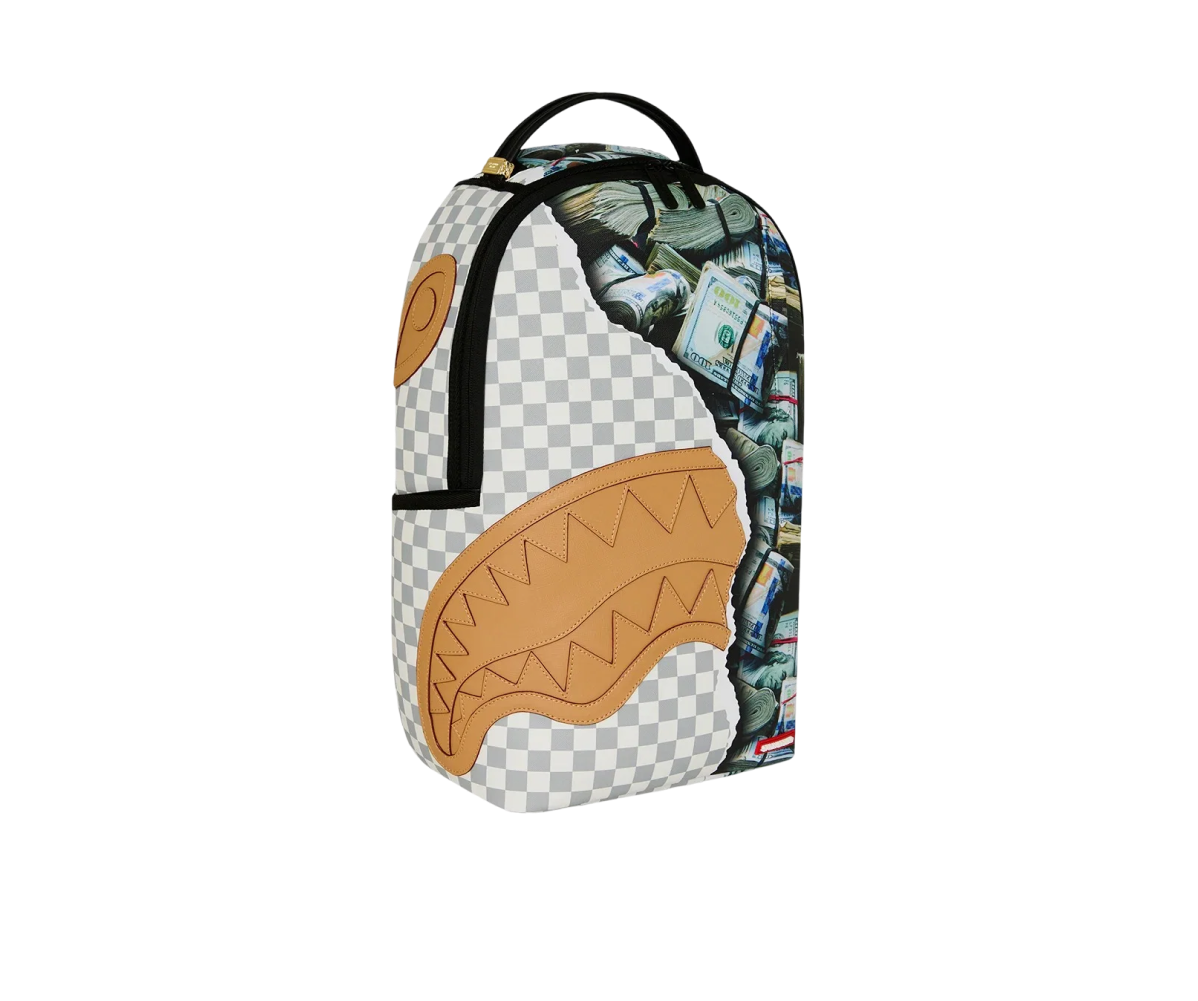 Sprayground CREAM CHECK FULL OF CASH BACKPACK