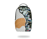 Sprayground CREAM CHECK FULL OF CASH BACKPACK