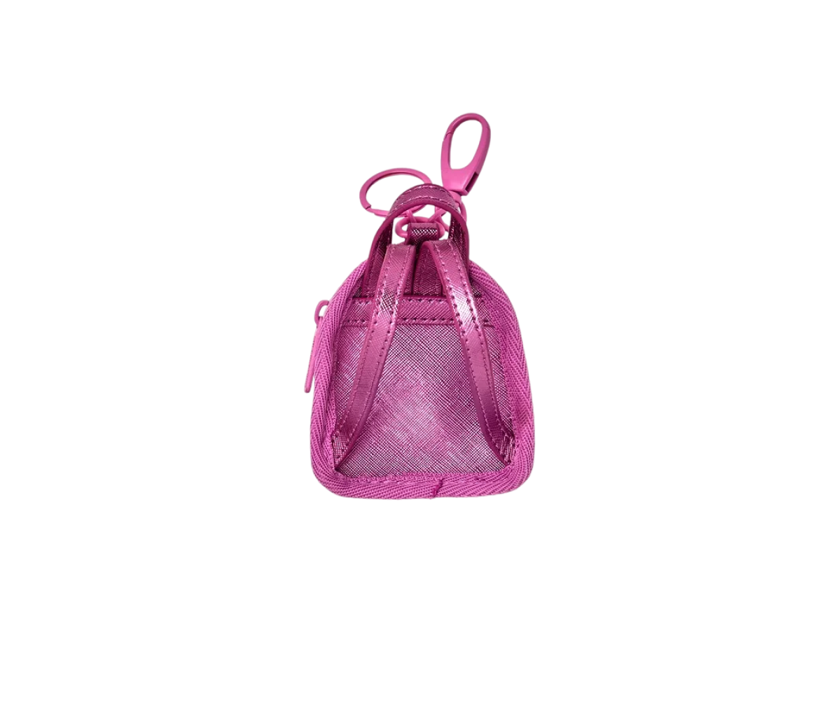 Sprayground Metallic Pink Metallic Drip Backpack Keychain