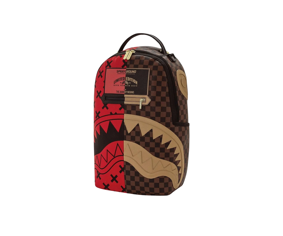 Sprayground REVERSE HALF SPLIT BACKPACK