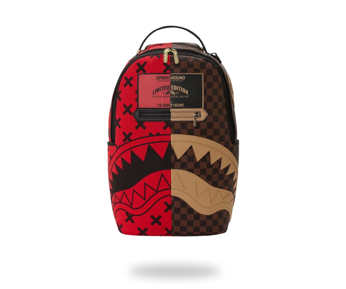 Sprayground REVERSE HALF SPLIT BACKPACK