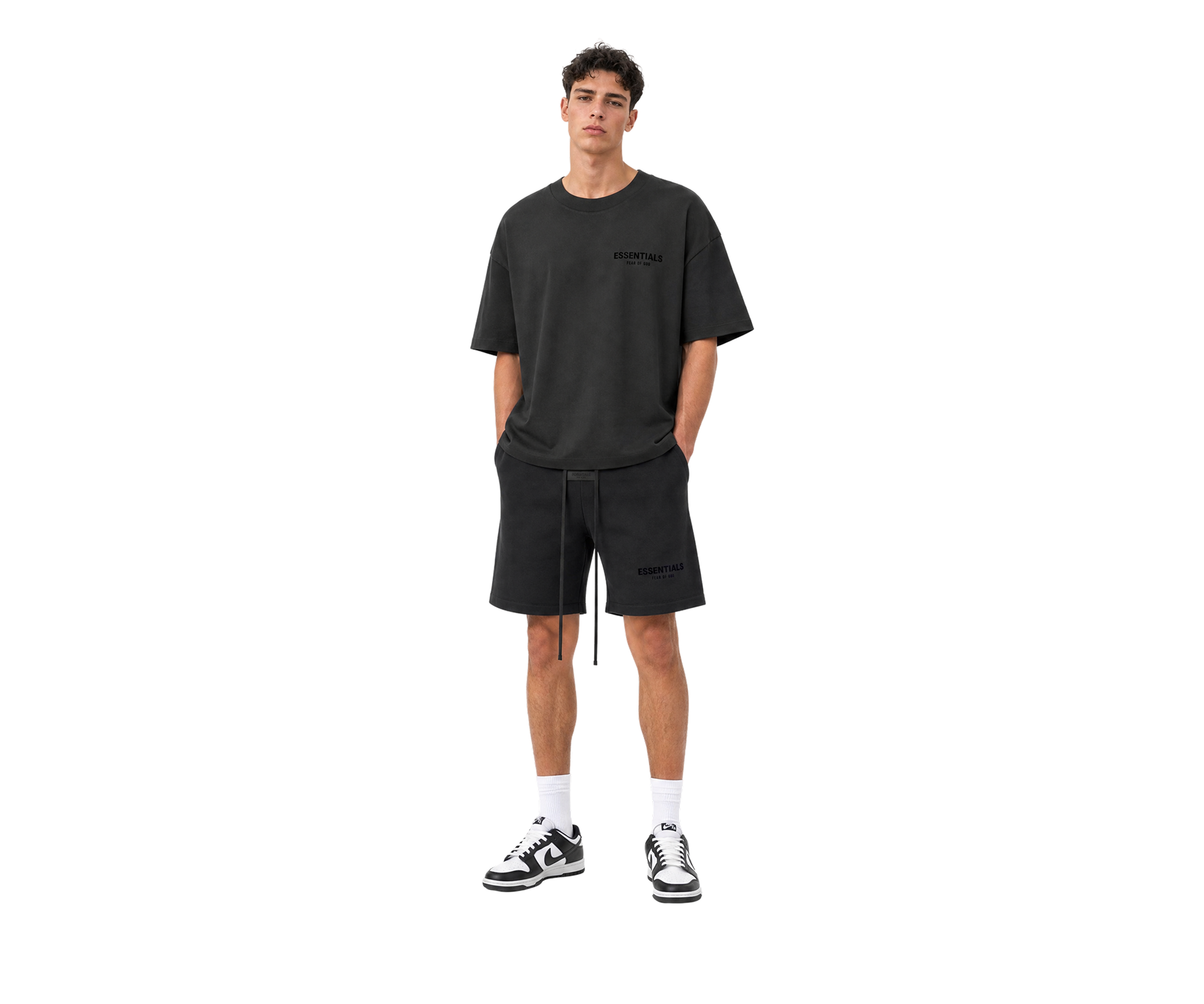 Pantaloni scurți din tricou Fear of God Essentials (SS22) Stretch Limo