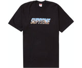 Supreme Gotham T-Shirt fekete színben, elöl Gotham felirattal.
