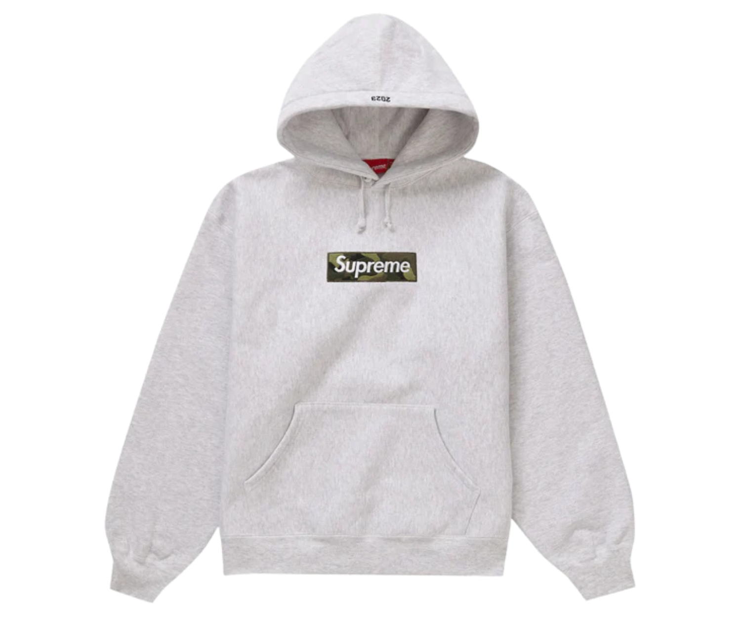 Supreme Box Logo Hooded Sweatshirt Ash Grey